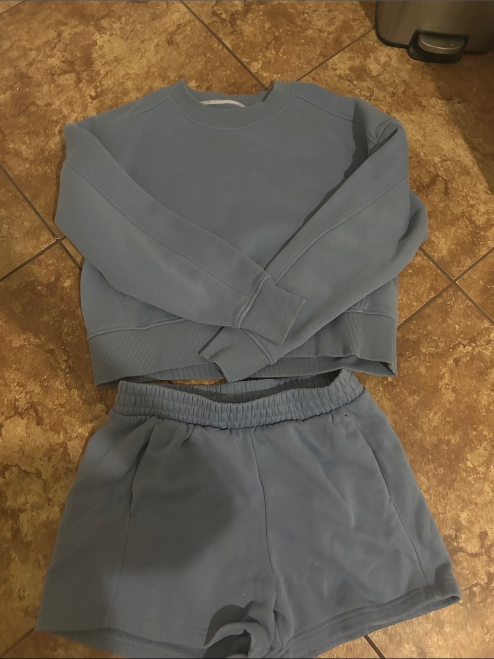 Target Blue Women's Sweatshirt and Shorts Set